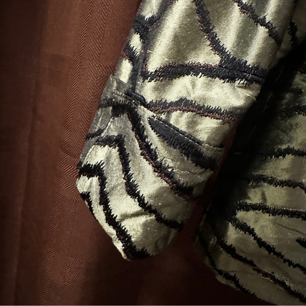 Caroline Rose silk leopard print jacket XS - Picture 4 of 4